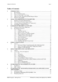TABLE of CONTENTS Page 1