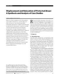 Displacement and Relocation of Protected Areas: a Synthesis and Analysis of Case Studies