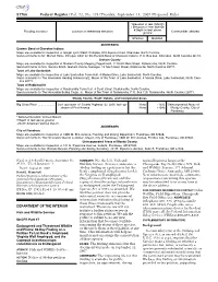 Federal Register/Vol. 72, No. 175/Tuesday