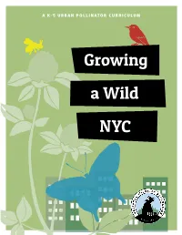 Growing a Wild NYC: a K-5 Urban Pollinator Curriculum Was Made Possible Through the Generous Support of Our Funders