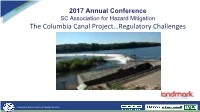 The Columbia Canal Project…Regulatory Challenges