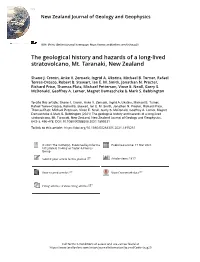 The Geological History and Hazards of a Long-Lived Stratovolcano, Mt