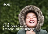 2018 Corporate Responsibility Report