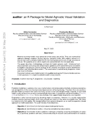 Auditor: an R Package for Model-Agnostic Visual Validation and Diagnostics