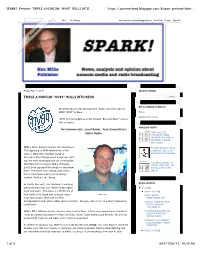 SPARK!: Preview "TRIPLE a NONCOM “NV89” ROLLS INTO