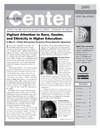 CSWS Newsletter Winter 05.Indd