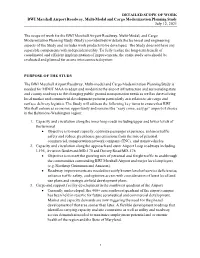 Detailed Study Scope of Work