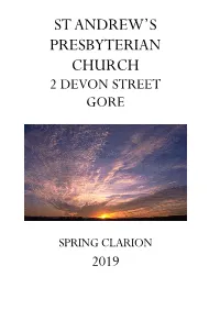 Spring Clarion 2019