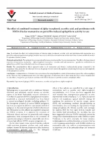 The Effect of Combined Treatment of Alpha-Tocopherol, Ascorbic Acid, and Pyridoxine with NMDA Blocker Memantine on Penicillin-Induced Epileptiform Activity in Rats