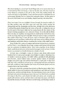 The Great Gatsby – Opening of Chapter 3
