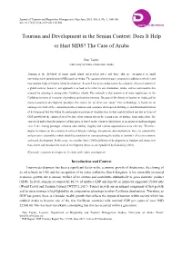 Tourism and Development in the Senian Context: Does It Help Or Hurt SIDS? the Case of Aruba