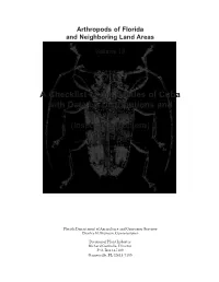 A Checklist of the Beetles of Cuba with Data on Distributions and Bionomics (Insecta: Coleoptera)