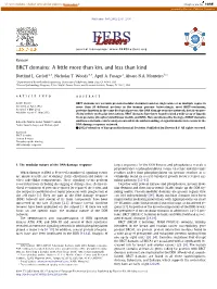 BRCT Domains: a Little More Than Kin, and Less Than Kind ⇑ Dietlind L