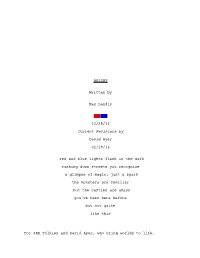 Bright (2017) Screenplay by Max Landis [Shooting Draft 02.29.2016]