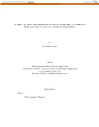Characterization and Comparison of Optical Source Relative Intensity Noise and Effects in Optical Coherence Tomography