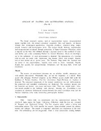 GEOLOGY of EASTERN and SOUTHEASTERN ANATOLIA (Part II) *