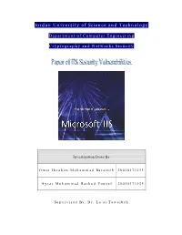 IIS Security Vulnerabilities 6