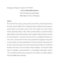 In Language and Linguistics Compass 7.1:39-57 (2013) Survey Of