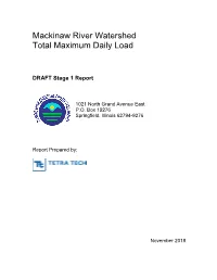 Mackinaw River Watershed Total Maximum Daily Load