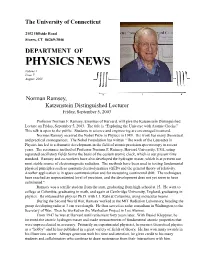 Physics Newsletter 2003.Pdf