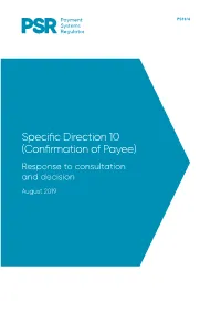 SD10 Response to Consultation and Decision