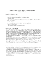 THANU PADMANABHAN Last Updated: Feb 2021