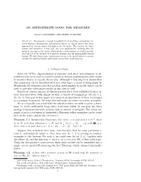 An Approximate Logic for Measures