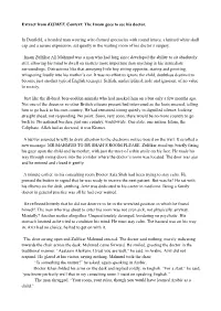 Extract from KISMET. Context: the Imam Goes to See His Doctor