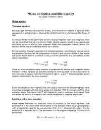 Notes on Optics and Microscopy by Logan Thrasher Collins