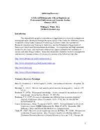 Recovery-Related Studies