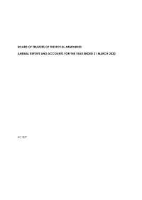 Board of Trustees of the Royal Armouries Annual Report And