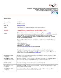 Eb-2015-00549 Document Date: 08/27/2015 To: INCITS Members