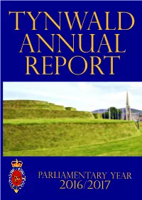 Legislative Council Elections Bill Was One of Only Two Items to Pass Through Both Branches and Be Promulgated on Tynwald Hill Within the Same Year