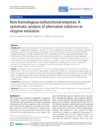 Non-Homologous Isofunctional Enzymes: a Systematic Analysis Of