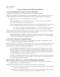 Phil. 173: Metaethics Nov. 26, 2019 Lecture 25: Expressivism and Normative Authority I. Can Norm-Expressivism Account for Claims