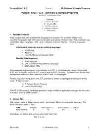 Software & Sample Programs