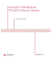 USB Modular Products Manual Update.Pdf