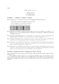 Problem 1: “ Buzzin' in 3-Space” (36 Pts) Problem 2:“Ding Dong Bell