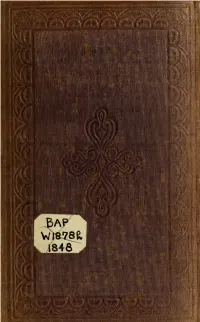 An Abridgment of Wall's History of Infant Baptism