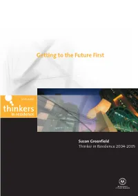 Getting to the Future First