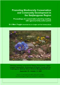 Promoting Biodiversity Conservation and Community Development in the Sanjiangyuan Region