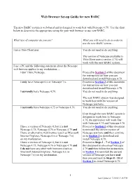 Web Browser Set-Up Guide for New BARC