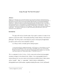 1 Seeing Through “The Veil of Perception”
