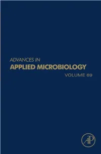 Advances in APPLIED MICROBIOLOGY