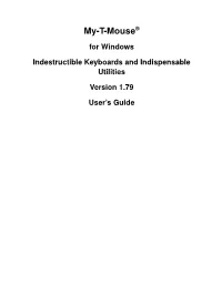My-T-Mouse User's Guide