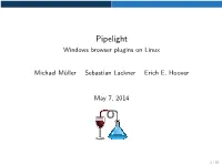 Pipelight Windows Browser Plugins on Linux