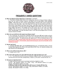 Ufrequently Asked Questions