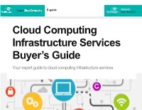 Cloud Computing Infrastructure Services Buyer's Guide