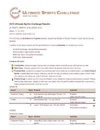 2013 USC Complete Results (PDF)