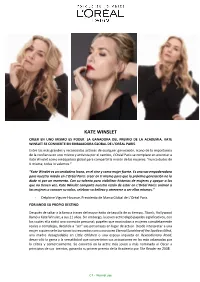 Kate Winslet Creer En Uno Mismo Es Poder